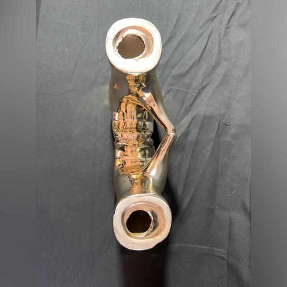 Gold Metal Hands Heart Sculpture – Modern Home Decor Accent Piece - Picture 5 of 6